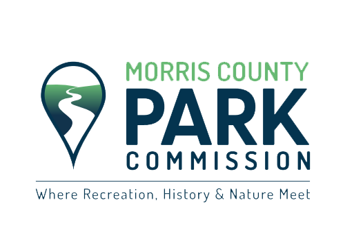 Morris County Park Commission logo with waterway and trail