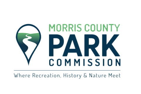 Morris County Park Commission logo with waterway and trail