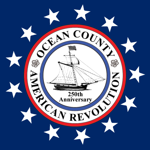 Ocean County logo with tall ship